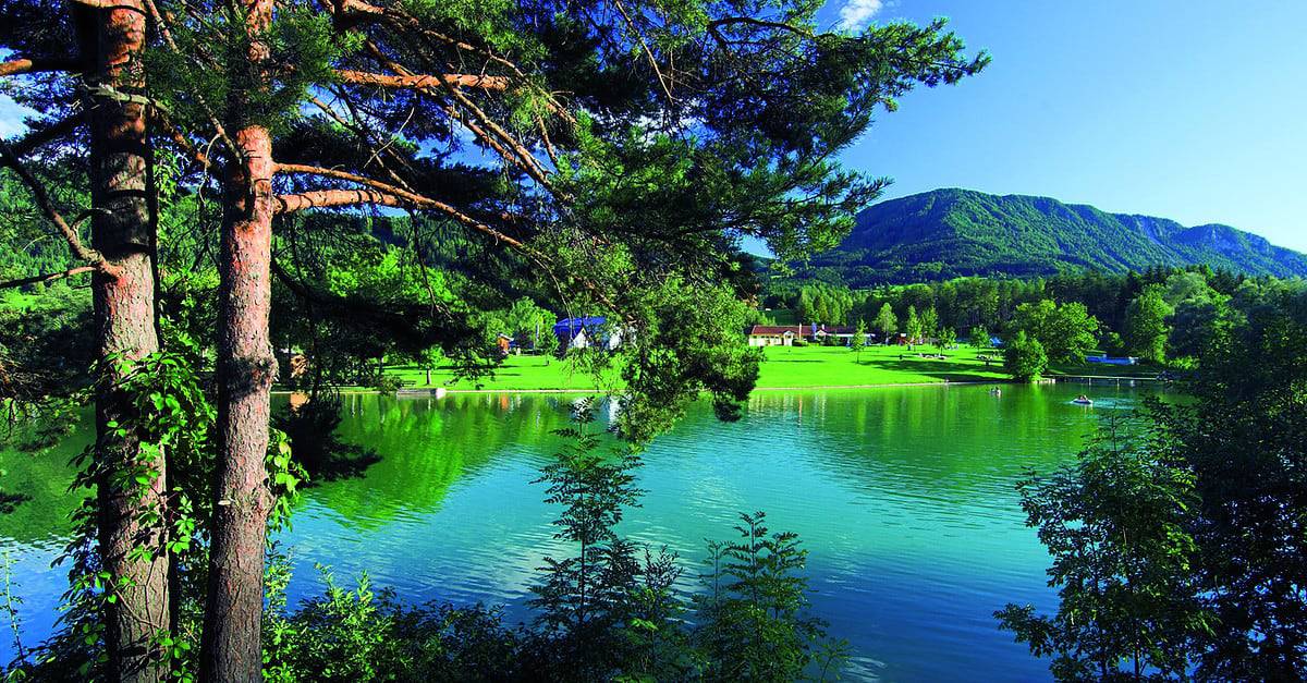 Sonnegger See in der Region Klopeinersee in Kärnten. Badesee & schöner Ort in Österreich.