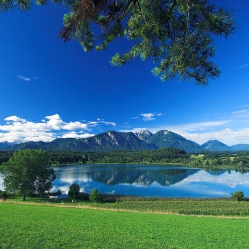 Turnersee in der Urlaubsregion Klopeinersee Südkärnten in Österreich