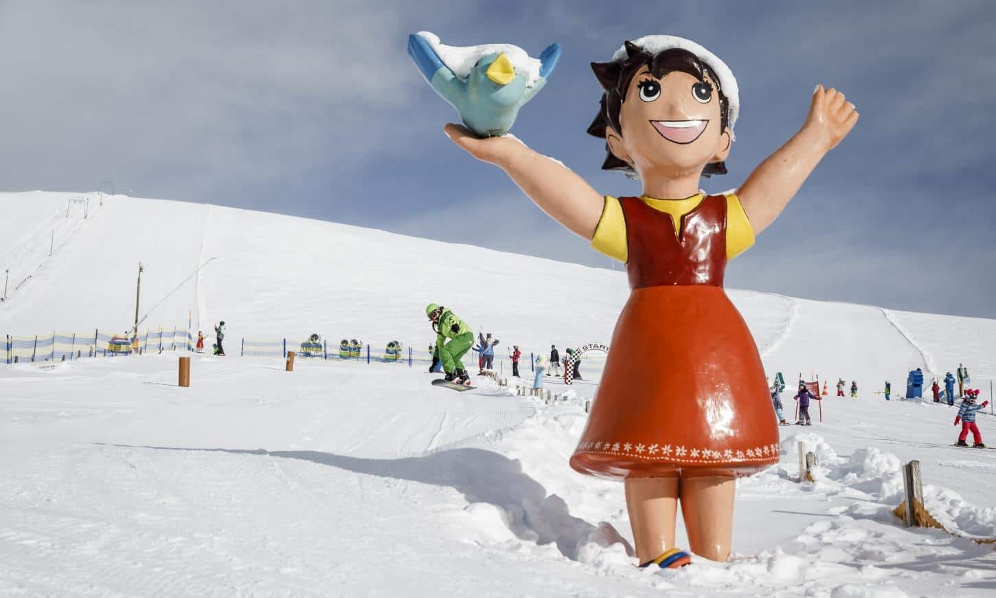 Ausflugstipps Winter Kärnten - Heidis Schneealm Falkert in den Nockbergen