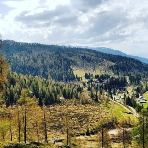 Feldpannalm in Urlaubsregion Bad Kleinkirchheim, Wandern in Österreich, Kärnten.