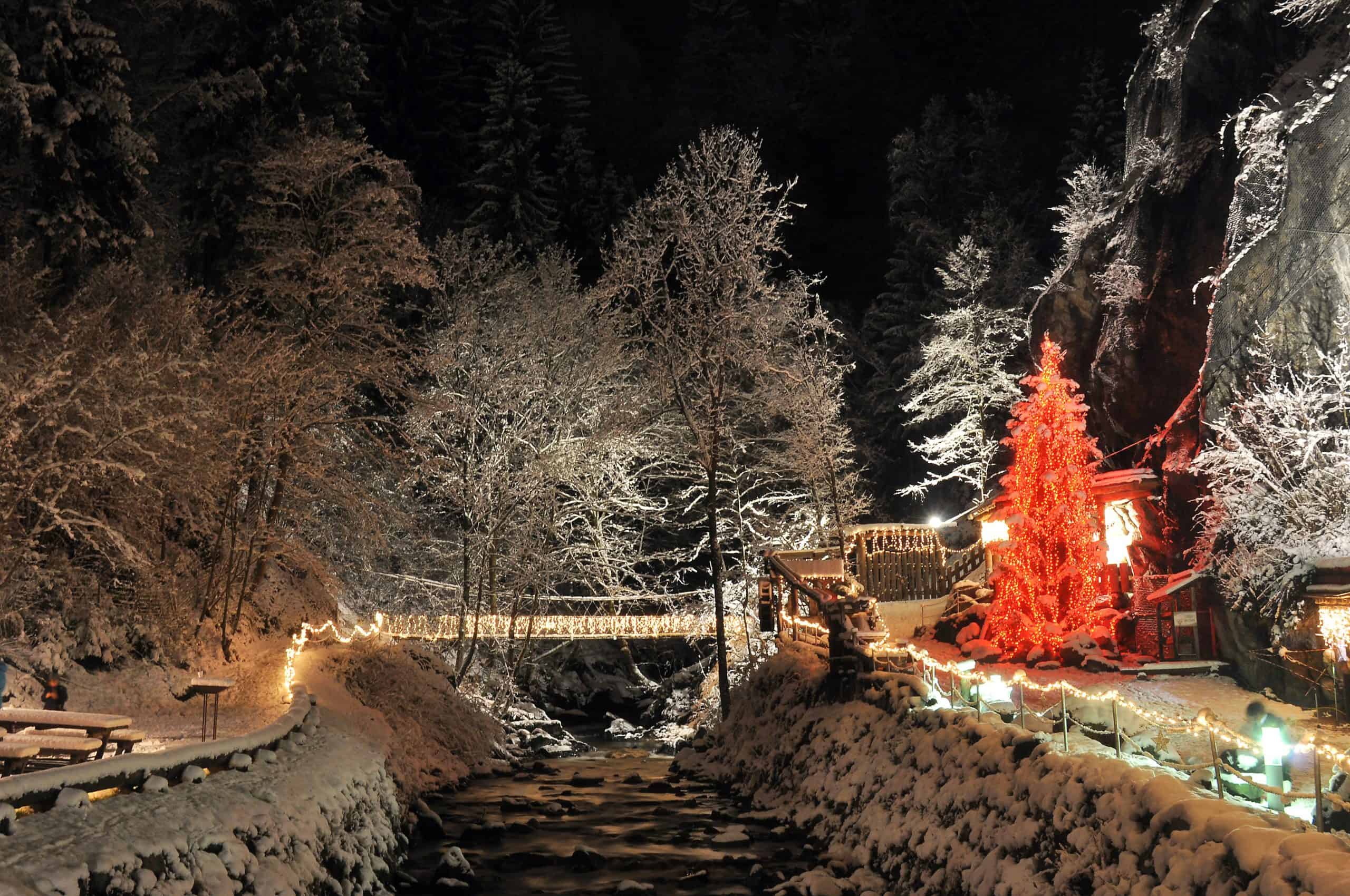 Ausflugsziel Granatium in Radenthein im Winter bei Urlaub in Kärnten, Österreich.