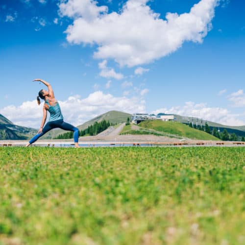Yoga-Trail auf 2.000 m Seehöhe durch Berg & Wald in Urlaubsregion Bad Kleinkirchheim in Kärnten - aktiver Österreich-Urlaub