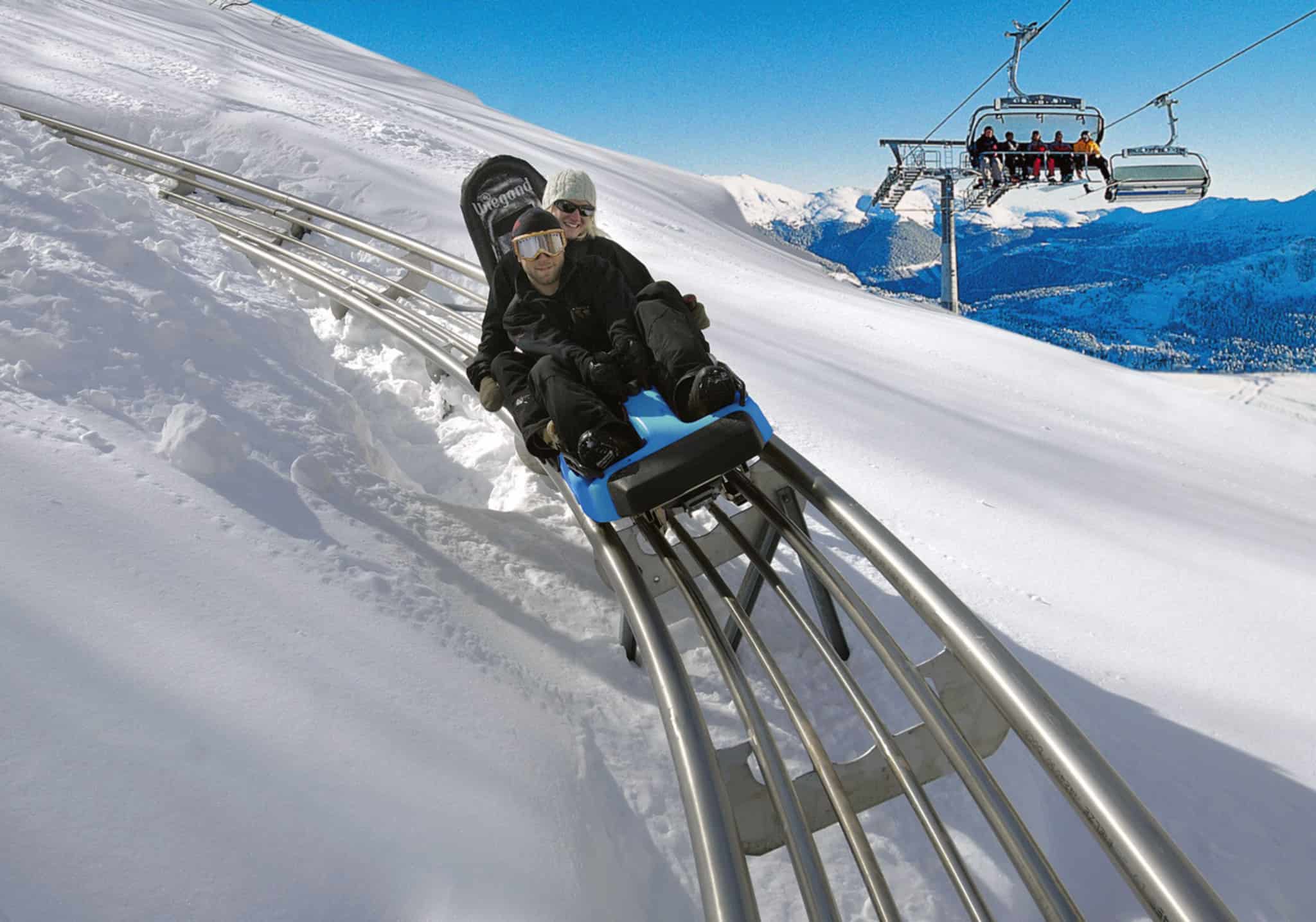 Im Winter geöffnete Ausflugsziele in Kärnten & Steiermark: Rodelbahn Nocky Flitzer auf der Turracher Höhe