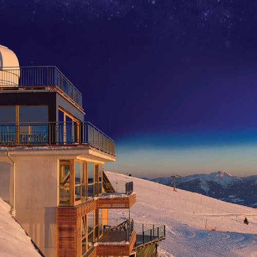 Sternwarte Pacheiner auf der Gerlitzen Alpe in Österreich - Winteraktivitäten & Ausflugsziele in Kärnten