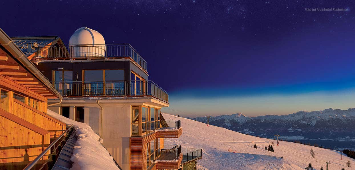 Sternwarte Pacheiner auf der Gerlitzen Alpe in Österreich - Winteraktivitäten & Ausflugsziele in Kärnten