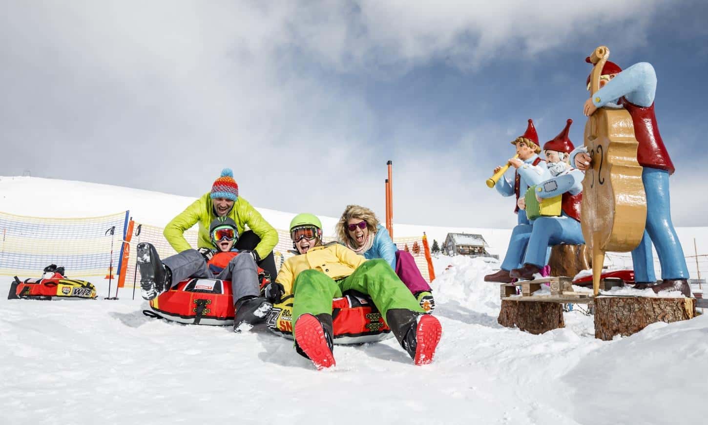 Winterurlaub mit der Familie am Falkert in Heidis Schneealm - kostenlos mit Winter Kärnten Card