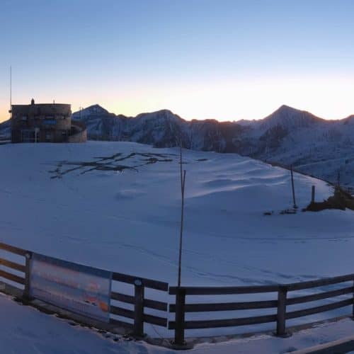 Weihnachten auf der Großglockner Hochalpenstraße in Österreich