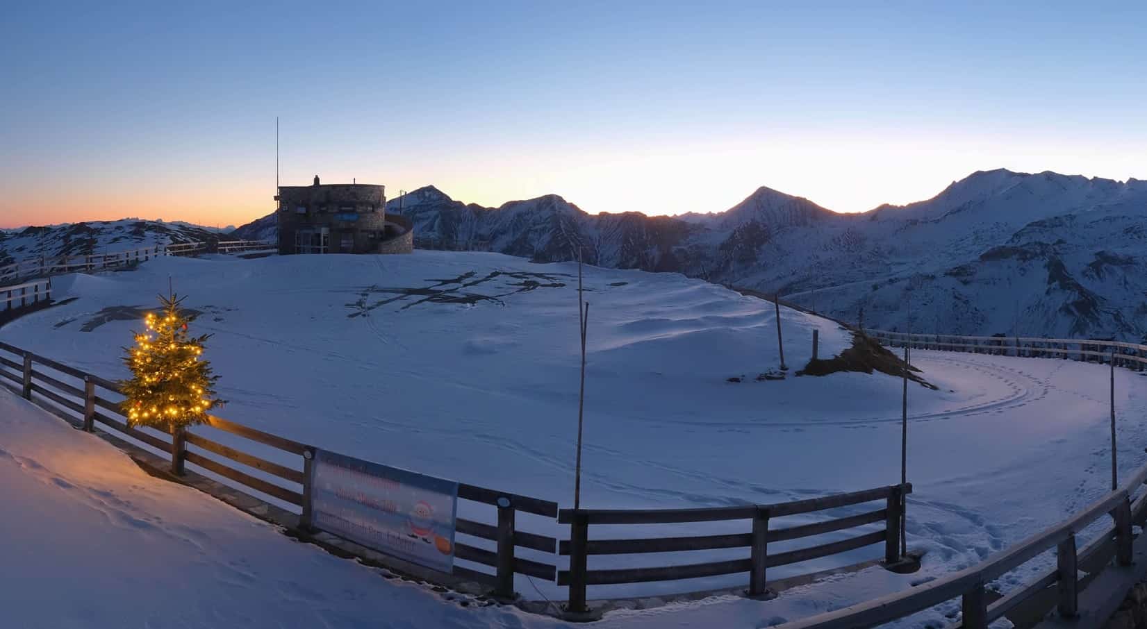 Weihnachten auf der Großglockner Hochalpenstraße in Österreich