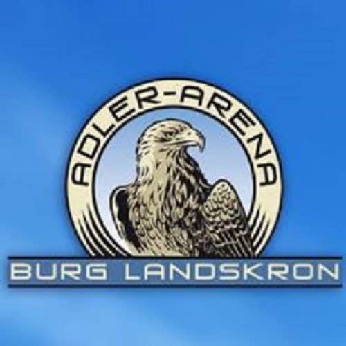 Adlerarena Burg Landskron - Greifvogelwarte mit Flugshows in Kärnten bei Affenberg - Logo
