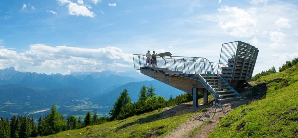 Aussichtsplattform Naturpark Dobratsch - Sehenswertes Villach Urlaubsregion