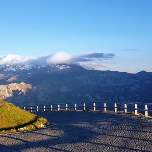 Großglockner Hochalpenstraße - Straßenabschnitt zur Edelweißspitze in Salzburg