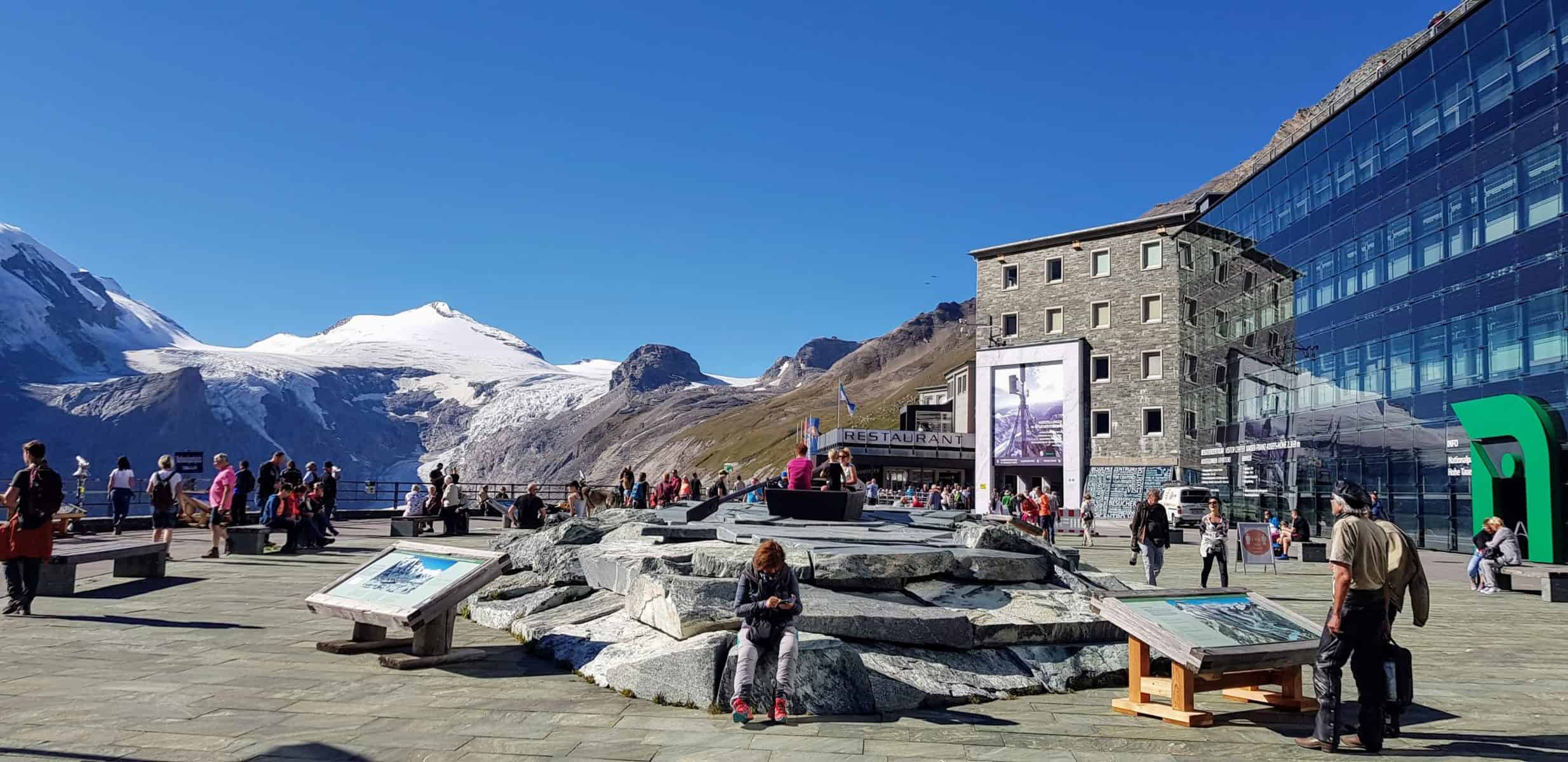 Besucherzentrum Großglockner Hochalpenstraße auf Kaiser Franz Josefs Höhe in Kärnten