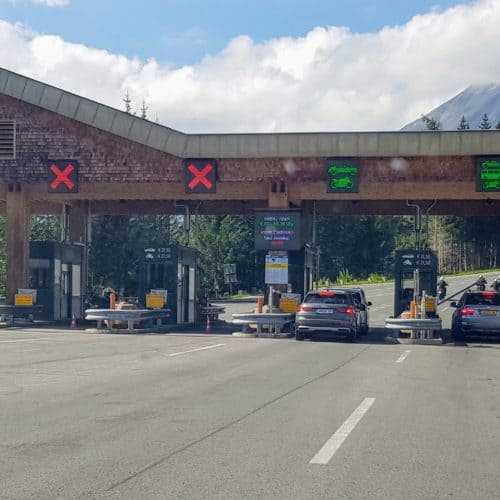 Kassenstelle Großglockner Hochalpenstraße in Kärnten in Heiligenblut am Großglockner