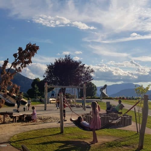 Kinderspielplatz in Kärnten am Ossiacher See