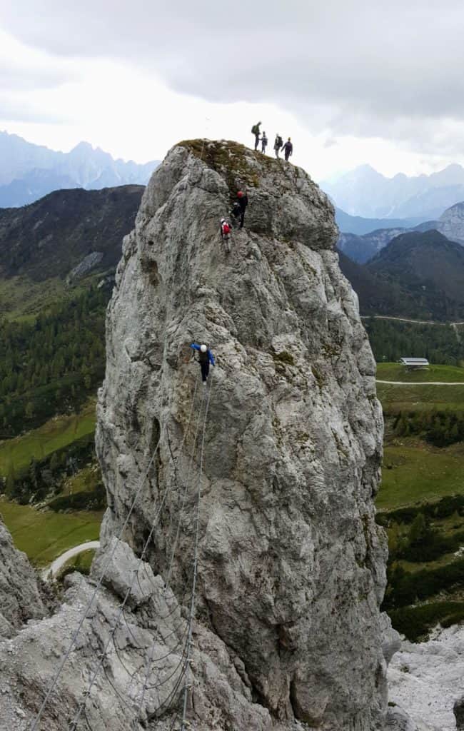 Aktivitäten am Nassfeld - Klettersteig Däumling Gartnerkofel