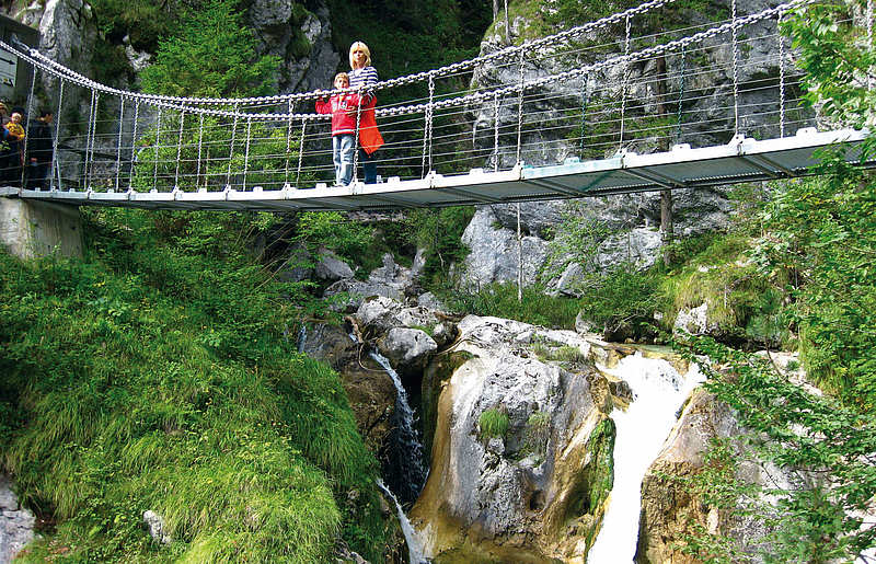 Tscheppaschlucht in Kärnten - Ausflugsziel in der Carnica Region Rosental