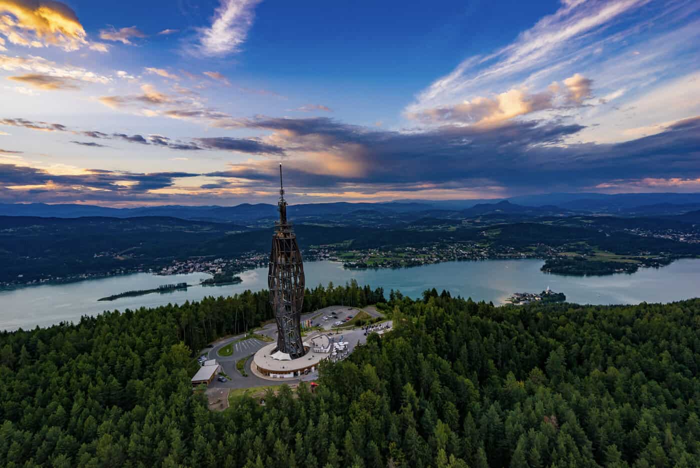 Pyramidenkogel am Wörthersee in Kärnten