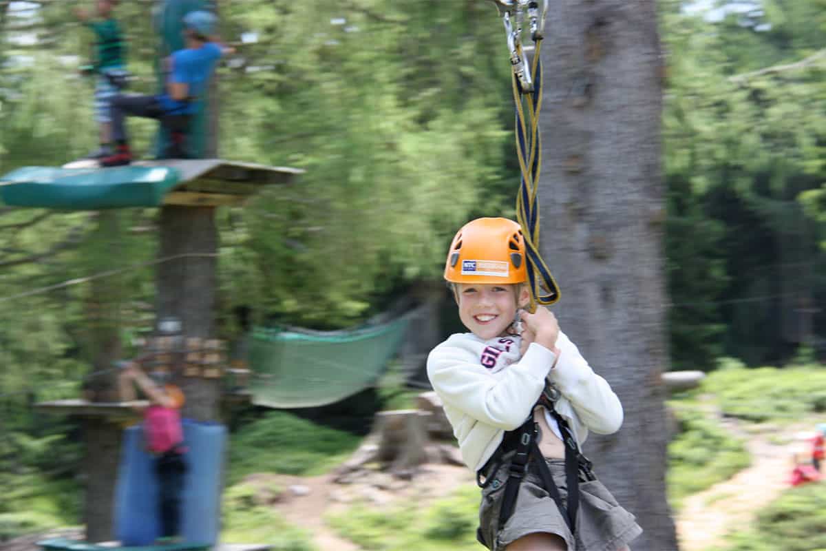 Kind im NTC Outdoorpark Nassfeld - Tipps für Freizeitaktivitäten für Familien in Kärnten