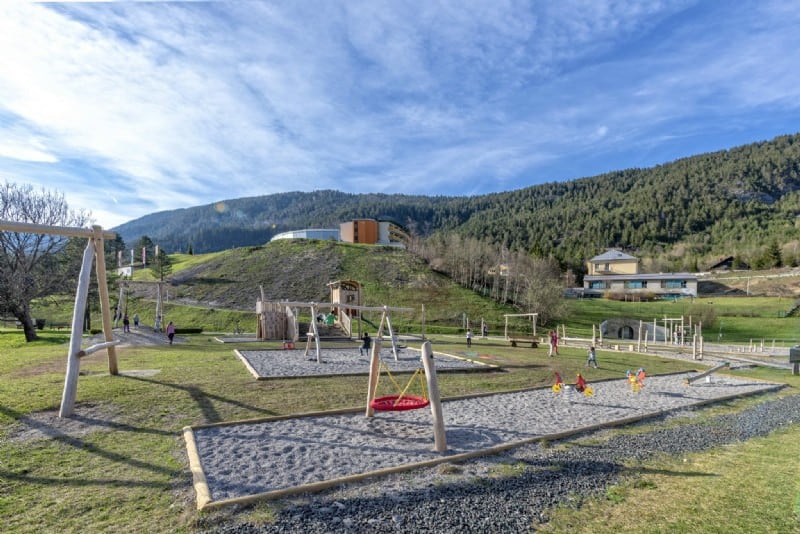 Familienausflugsziel Generationenspielplatz Bad Bleiberg Nähe Villach