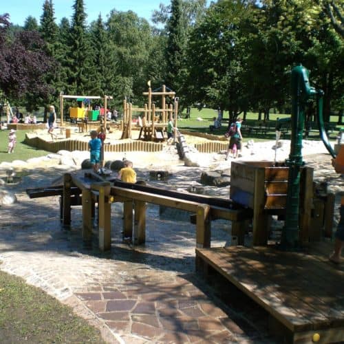 Kinderspielplatz Europapark Klagenfurt - Ausflugsziel mit Familie in Kärnten