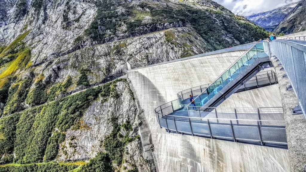 Nähe Weissensee Kölnbreinsperre mit Airwalk