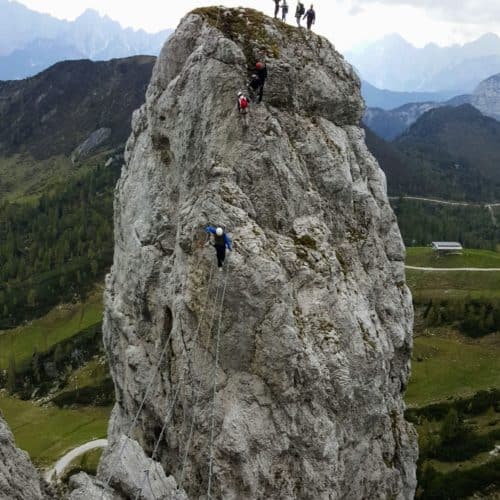 Klettersteig Däumling am Nassfeld in Kärnten