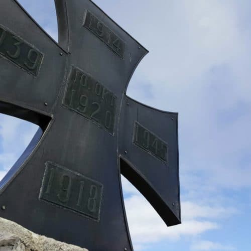 Gartnerkofel Gipfelkreuz - Berg in Kärnten am Nassfeld, Österreich