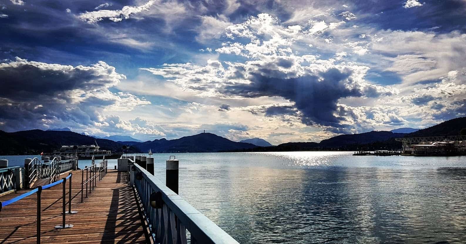 Wörthersee Schifffahrt Anlegestelle Ostbucht Klagenfurt in Kärnten