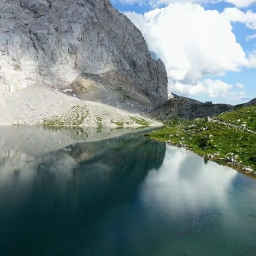Wolaysersee in Kärnten - Wandern zum Bergsee in den Karnischen Alpen im Gailtal, Österreich