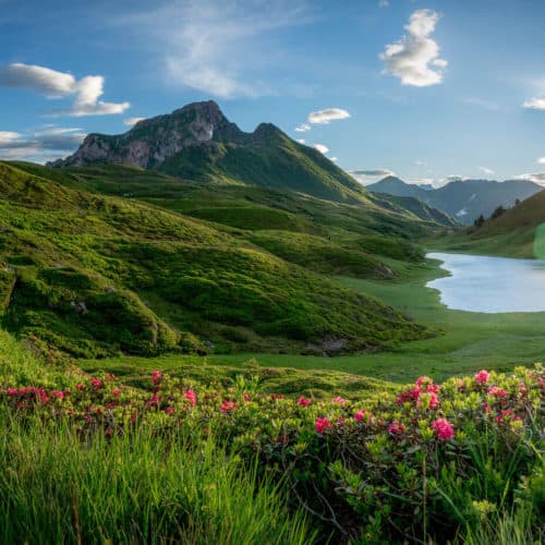 Zollnersee im Lesachtal in Österreich - Kärnten