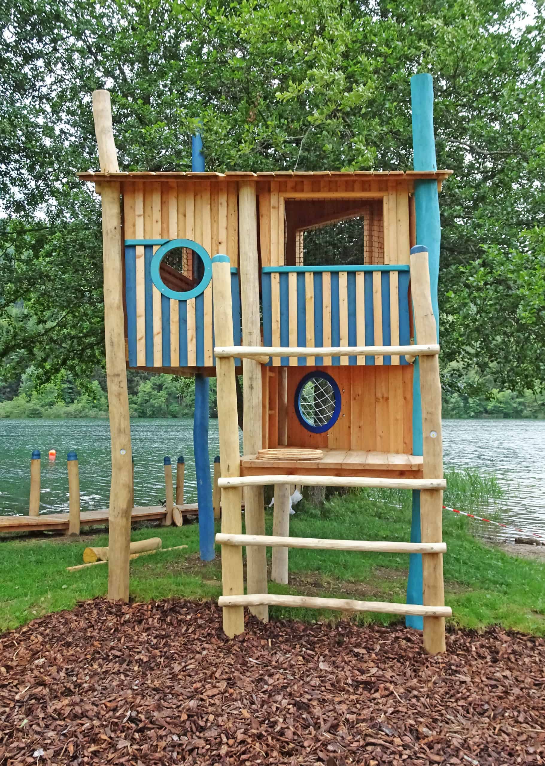 Spielplatz Rauschelesee für Kinder direkt am See - Ausflugstipp in Kärnten