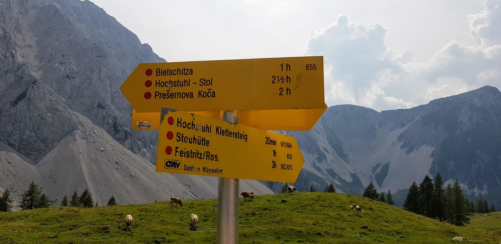 Aktivitäten im Rosental: Wandern und Klettern rund um die Klagenfurter Hütte in den Karawanken