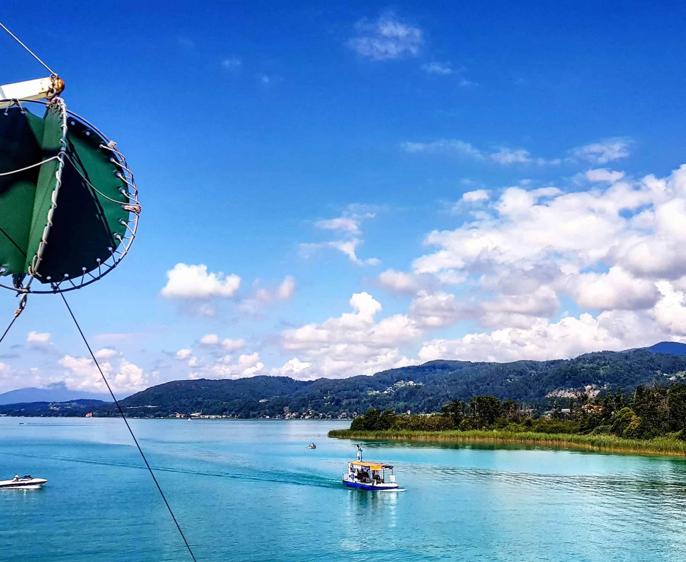 Wörthersee Schifffahrt bei Familienausflug in Kärnten