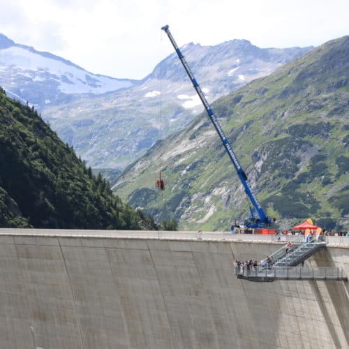 Bungee Jumping in Kärnten - Kölnbreinsperre Maltatal