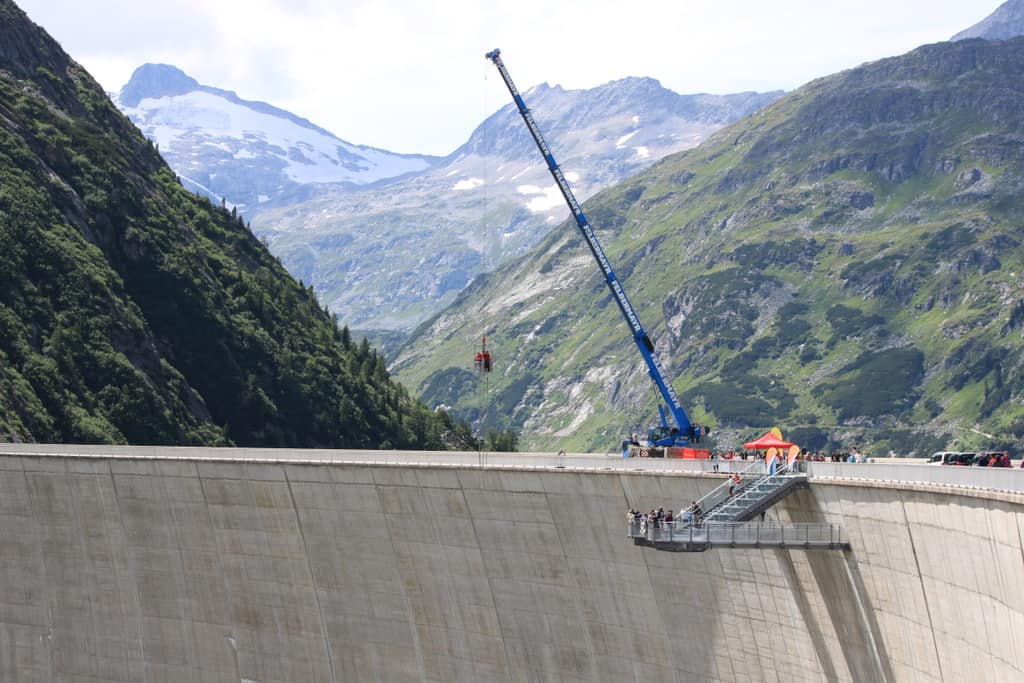 Bungee Jumping in Kärnten - Kölnbreinsperre Maltatal