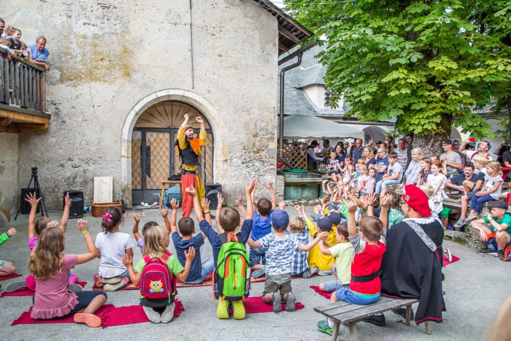 Ritterfest für Familien auf der Burg Hochosterwitz in Kärnten