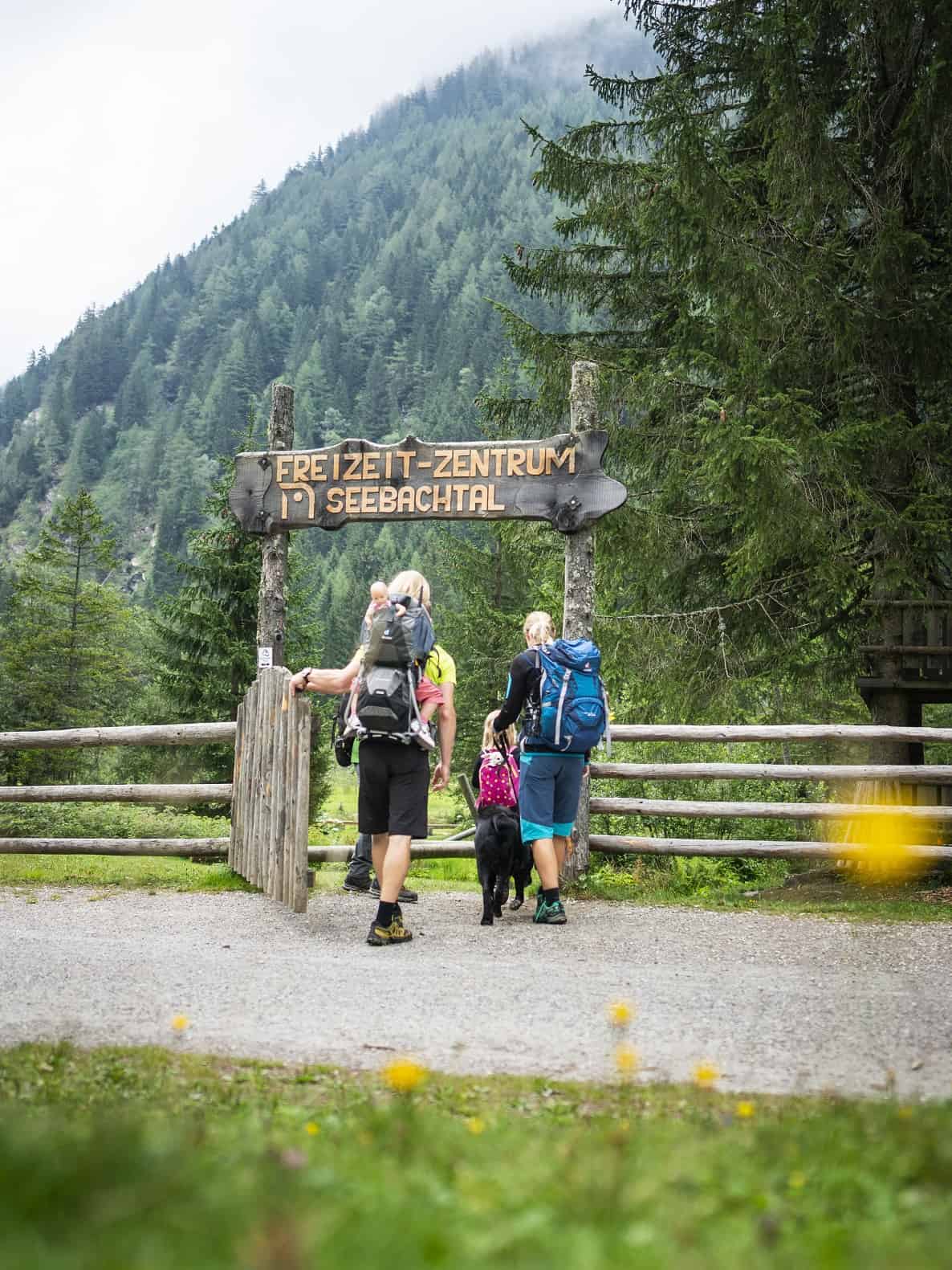 Freizeitzentrum Seebachtal - Outdoor-Spielplatz für Familien im Nationalpark Hohe Tauern in Kärnten bei Ankogelbahn