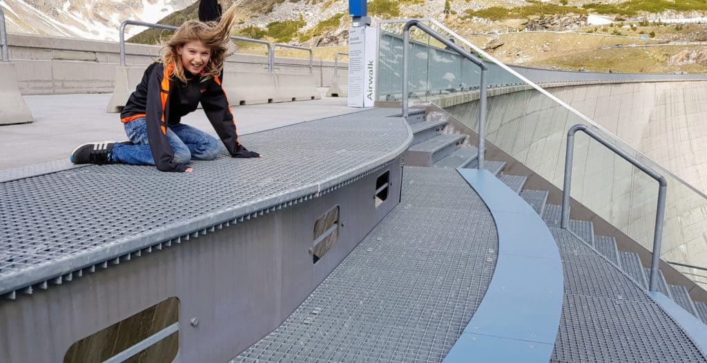 Kinderausflug Maltatal Staudamm Kölnbreinsperre Airwalk, Sehenswürdigkeit in Kärnten