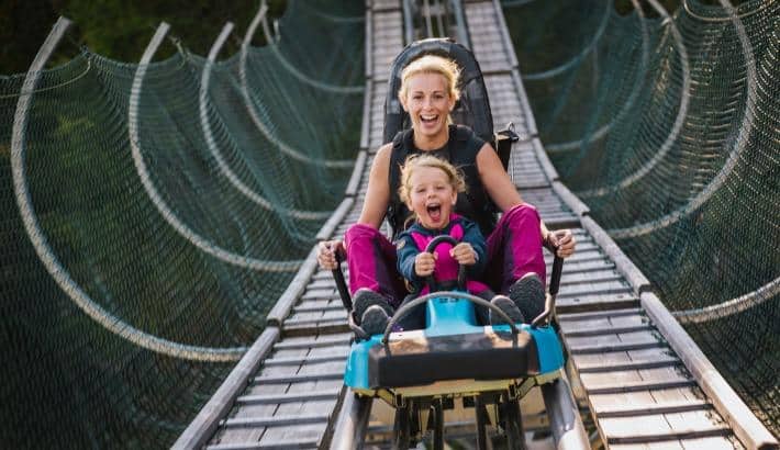 Action für die ganze Familie im Nocky Flitzer - TOP Ausflugsziel & Rodelbahn für Sommer und Winter auf der Turracher Höhe zwischen Kärnten & Steiermark